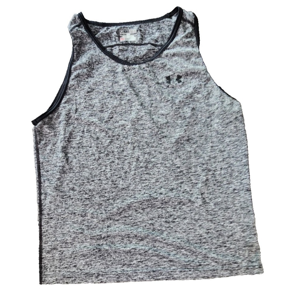 Under Armour HeatGear Loose Tank Top Men's XL • Gray Athletic